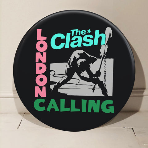 The Clash, London Calling GIANT 3D Vintage Pin Badge