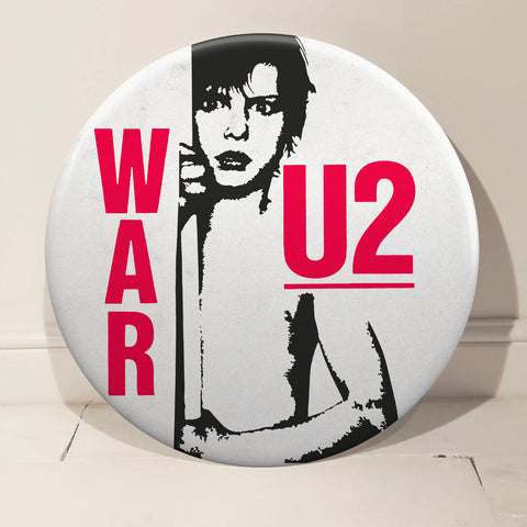 U2, War GIANT 3D Vintage Pin Badge