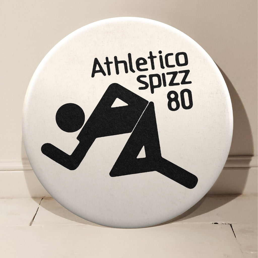Athletico Spizz 80 (Spizzenergi) GIANT 3D Vintage Pin Badge