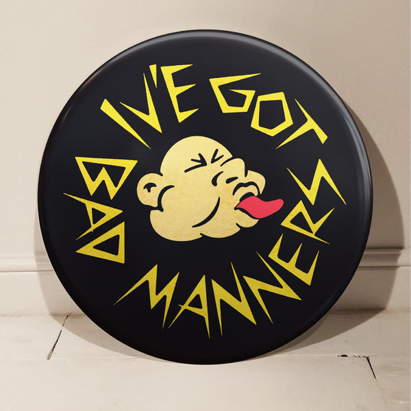 Bad Manners GIANT 3D Vintage Pin Badge