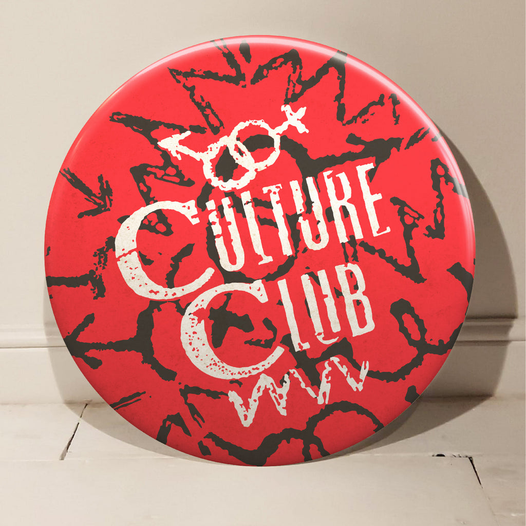 Culture Club GIANT 3D Vintage Pin Badge