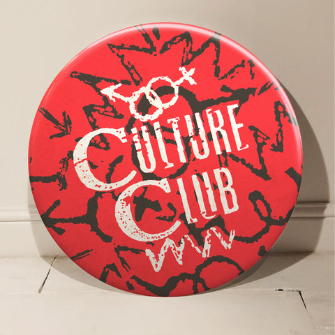 Culture Club GIANT 3D Vintage Pin Badge