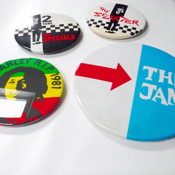 The Jam, Smash Hits GIANT 3D Vintage Pin Badge