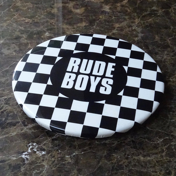 Rude Boys GIANT 3D Vintage Pin Badge