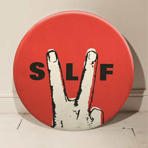 Stiff Little Fingers GIANT 3D Vintage Pin Badge