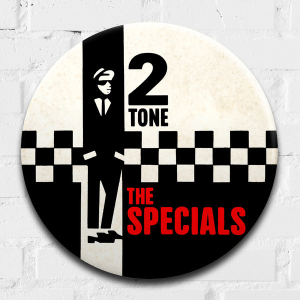 The Specials, 2tone GIANT 3D Vintage Pin Badge