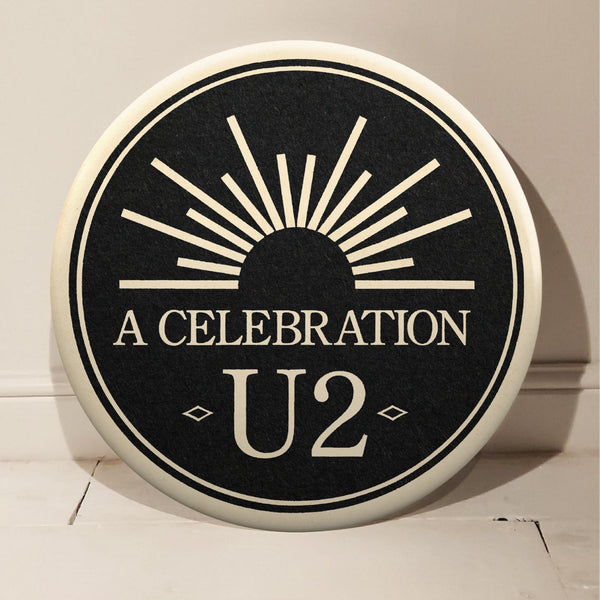 U2, A Celebration GIANT 3D Vintage Pin Badge