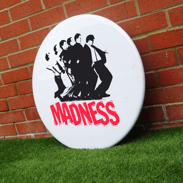 Madness, One Step Beyond GIANT 3D Vintage Pin Badge