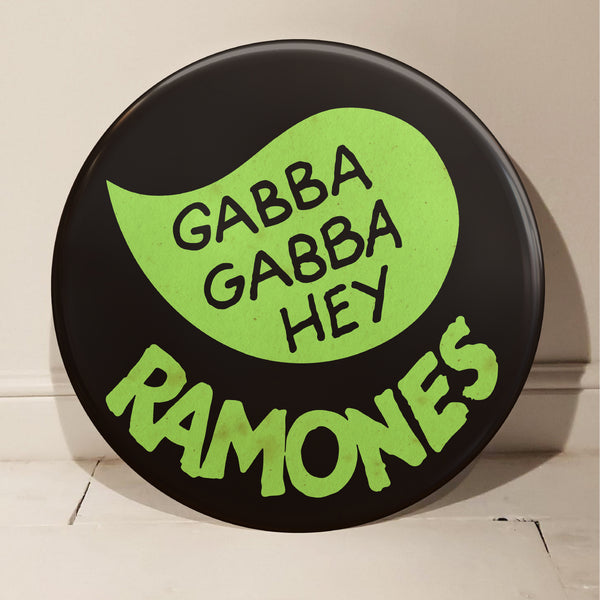 Ramones, Gabba Gabba Hey GIANT 3D Vintage Pin Badge